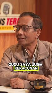 Cucu Mahfud MD Keracunan Program Makan Bergizi Gratis di Yogyakarta