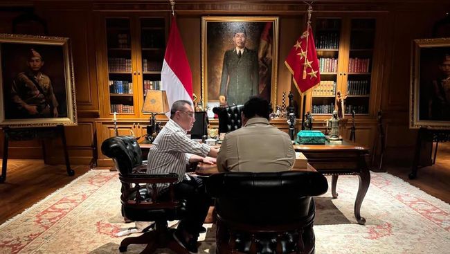Prabowo Subianto dan Sufmi Dasco Ahmad