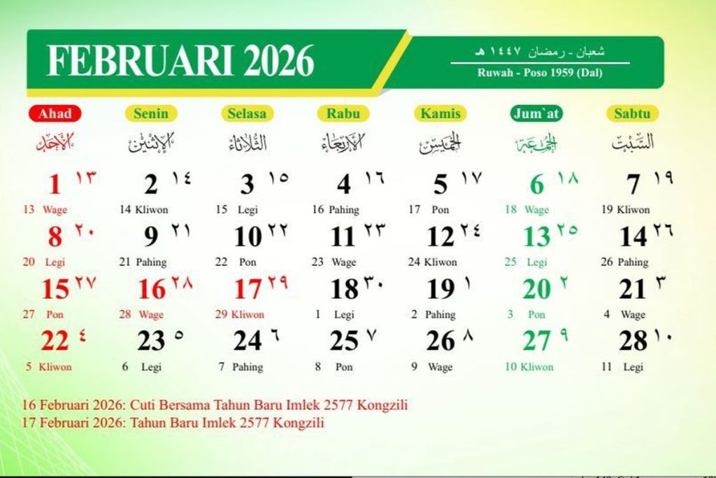 Berapa Hari Lagi Puasa 2026