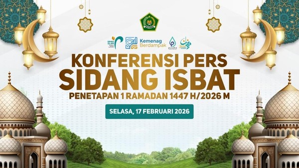 Jadwal Sidang Isbat Awal Ramadan 2026